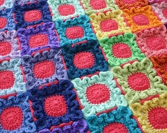 Polka-Dot Baby Blanket Crochet Pattern | Red Heart