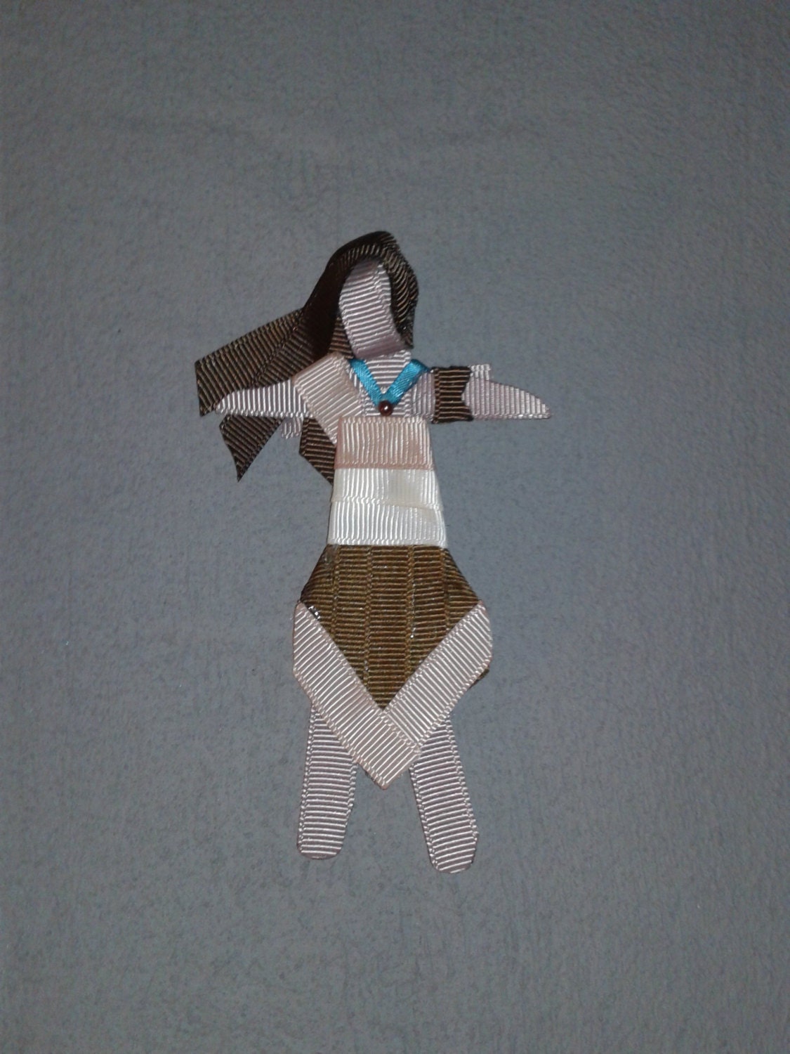 Sculpted Pocahontas Inspired Hair Bow Hair Clip
