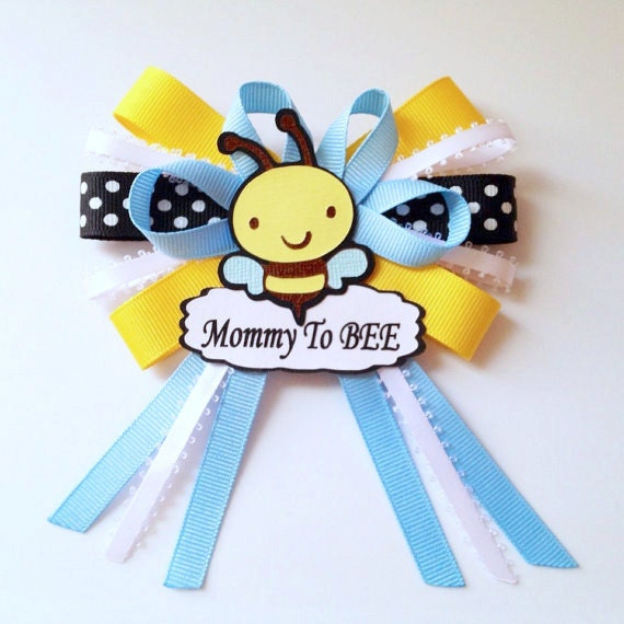 Mommy to Be Ribbon Corsage Pin Il_570xn