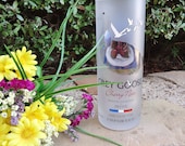 Drinking Glass Tumbler made from Recycled Grey Goose Cherry Noir Vodka Bottle