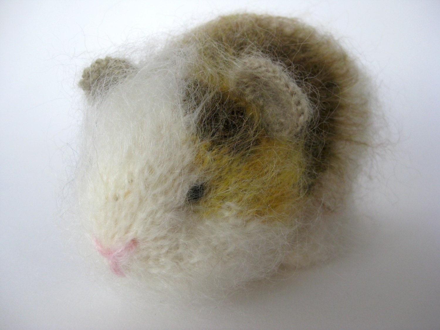 Mohair Guinea Pig, Knitted Guinea Pig, Stuffed Toy, Stuffed animal,