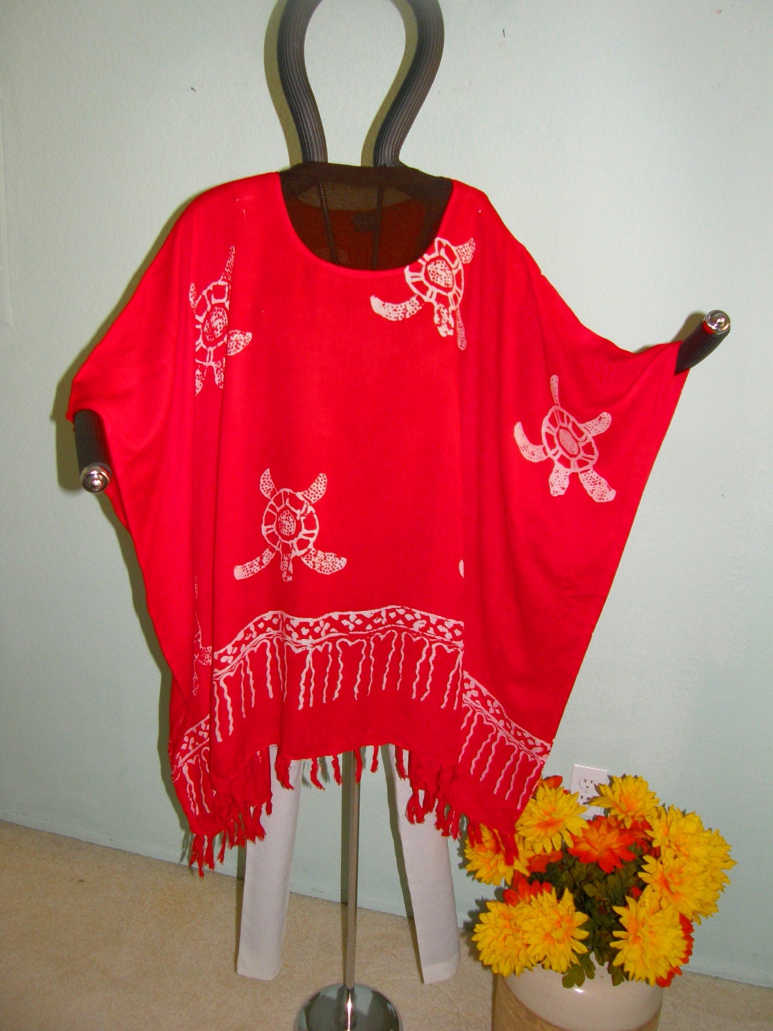 RED TURTLE TUNIC - For Plus Size - Simply Dazzling