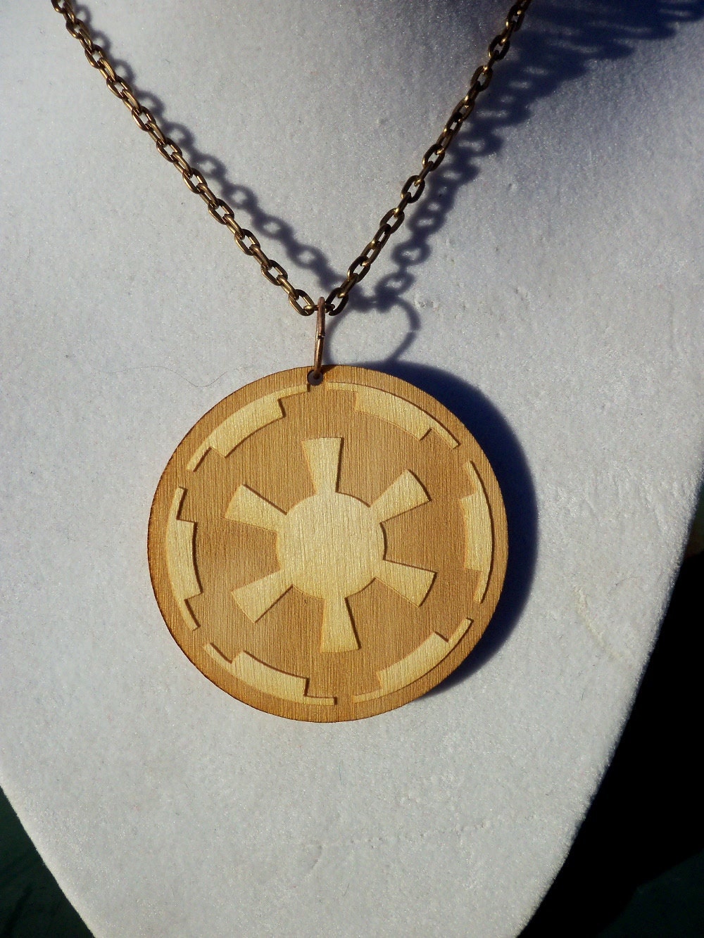 Wooden Emperial Symbol necklace