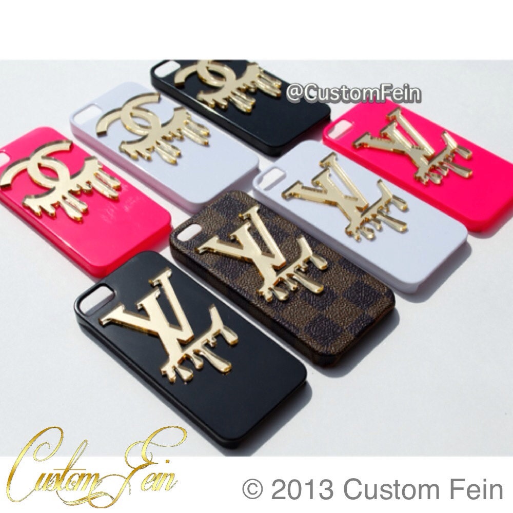 Dripping LV or CC iPhone 4 5 case