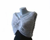 Gray  Wrap Poncho ,Soft and Chic, Hand- Knitted, For All Seasons