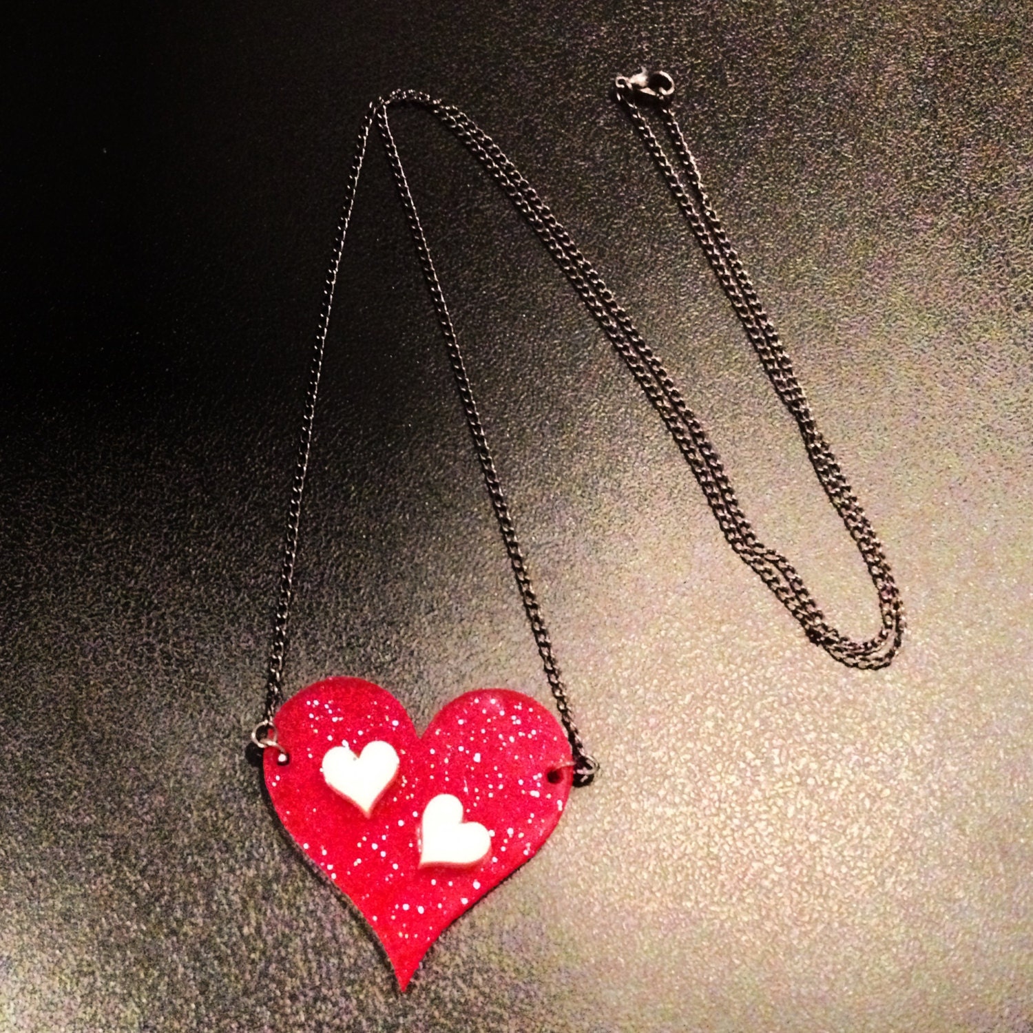 Large glitter heart 