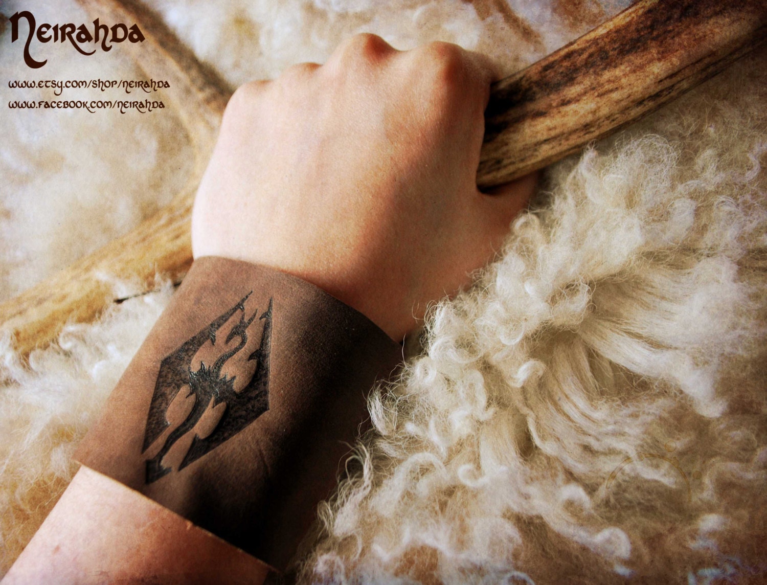 Skyrim dragon leather bracelet