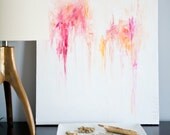 24x30 Pink/Orange Abstract