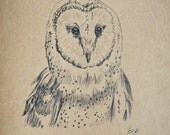 Original Animal Ink Sketch