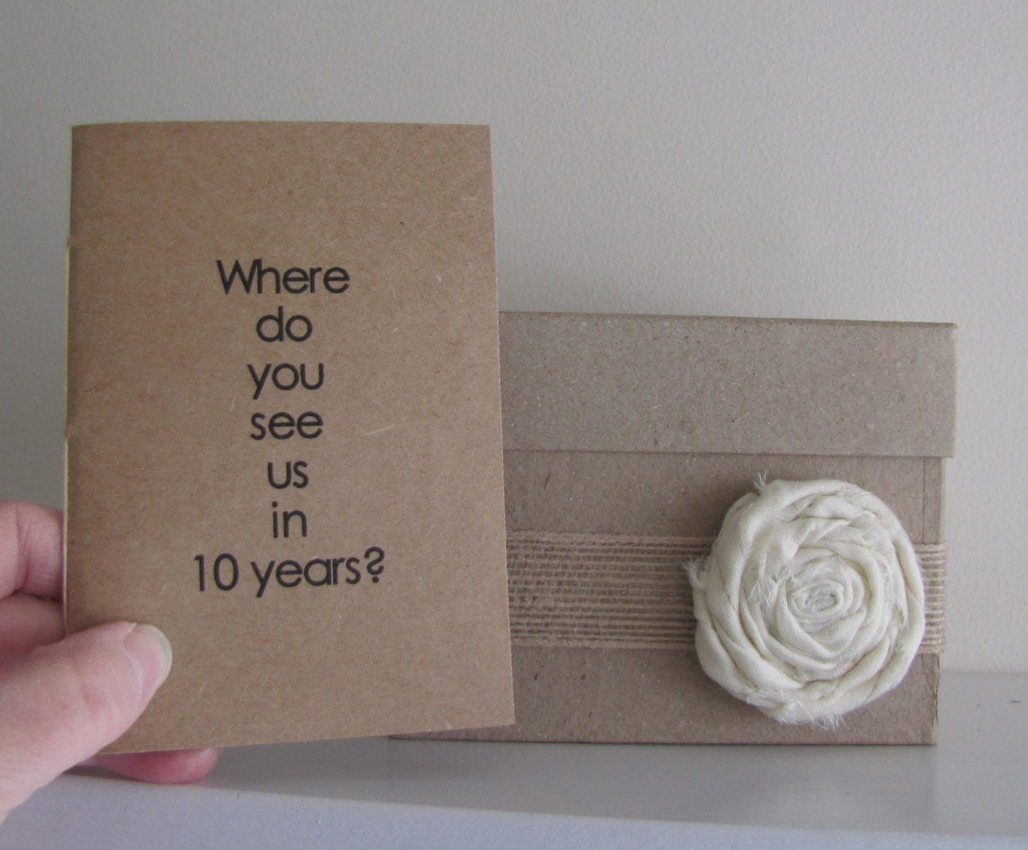 Wedding Guest Books - Marriage Advice Guest Book Set - Set of 10 Wedding Jotters