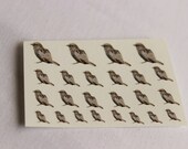Bird Nail Art Water Decals - Handmade