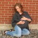 Stash & Go Full Coverage Nursing Cover - Black and Charcoal Stripes