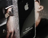 Apple iphone case Crystal iPhone 5 case Bling Bling iPhone 4s case iPhone 4 cover Back case Simple Fashion iPhone cover Handmade iPhone5