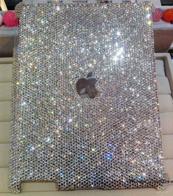 iPad 4 case iPad 3 case iPad 2 case Bling Bling Crystal iPad Mini case Artificial Swarovski Crystal iPad case Handmade new iPad case Cover