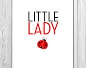 Little Lady Print - Printable Sign - 8" x 10" Il_170x135