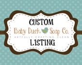 Custom Listing for Lynne