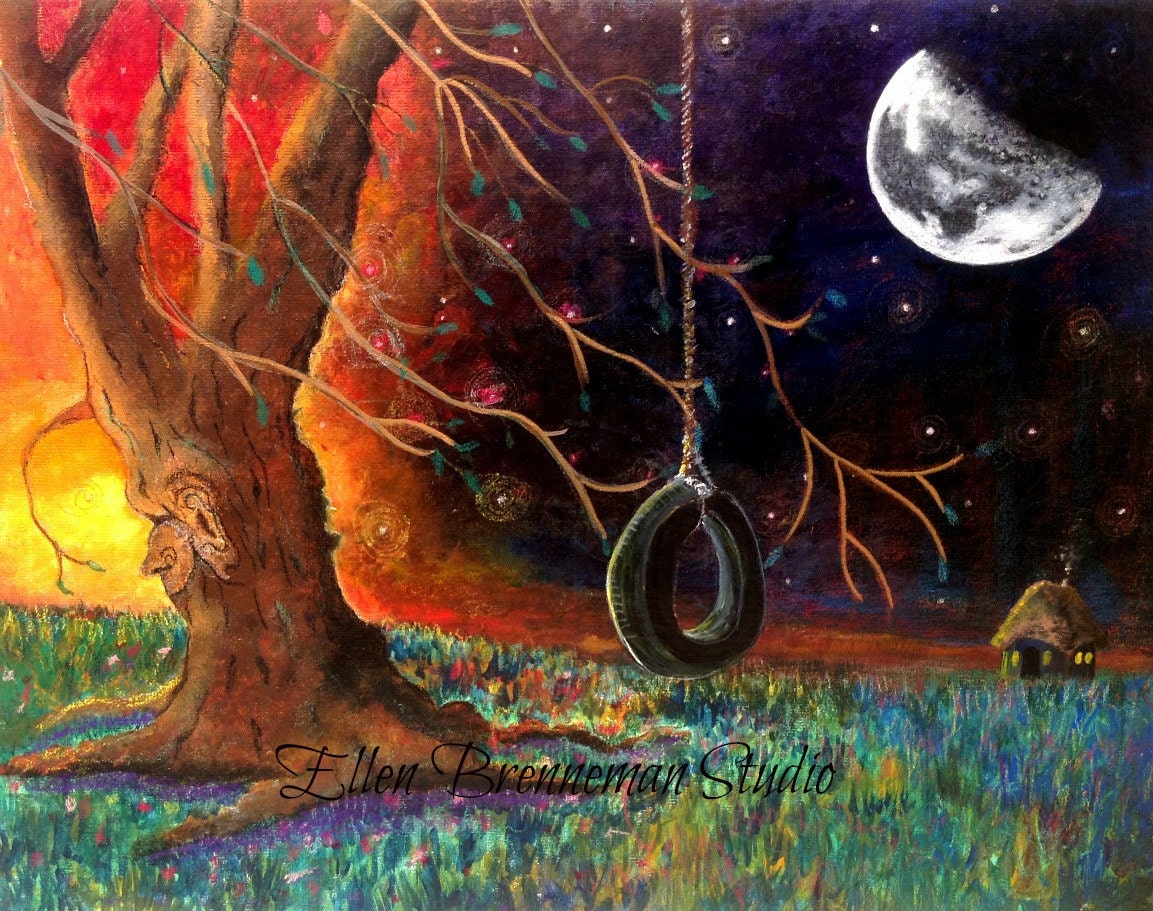 Fantasy tree fine art print by Ellen Brenneman