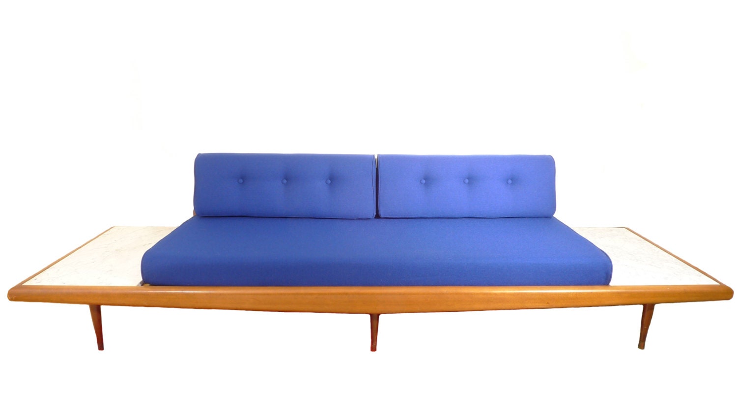 Mid-Century Adrian Pearsall For Craft Associates Carrara Marble Platform Sofa