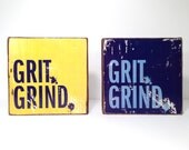 Grit Grind Memphis Grizzlies art on salvaged wood