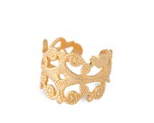 Gothic Antique Adjustable ring in Gold