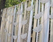 Doily Banner for Bridal Shower / Wedding/  Rehearsal Dinner / Valentine's/ Luncheons