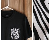Zebra Print Paige's Pocket Tee