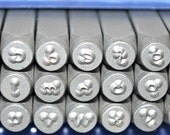Brand New Exclusive 3MM Lowercase Dotz Font Alphabet Letter Stamp Set Metal Stamps Jewelry Stamping Supplies  SGE-12L