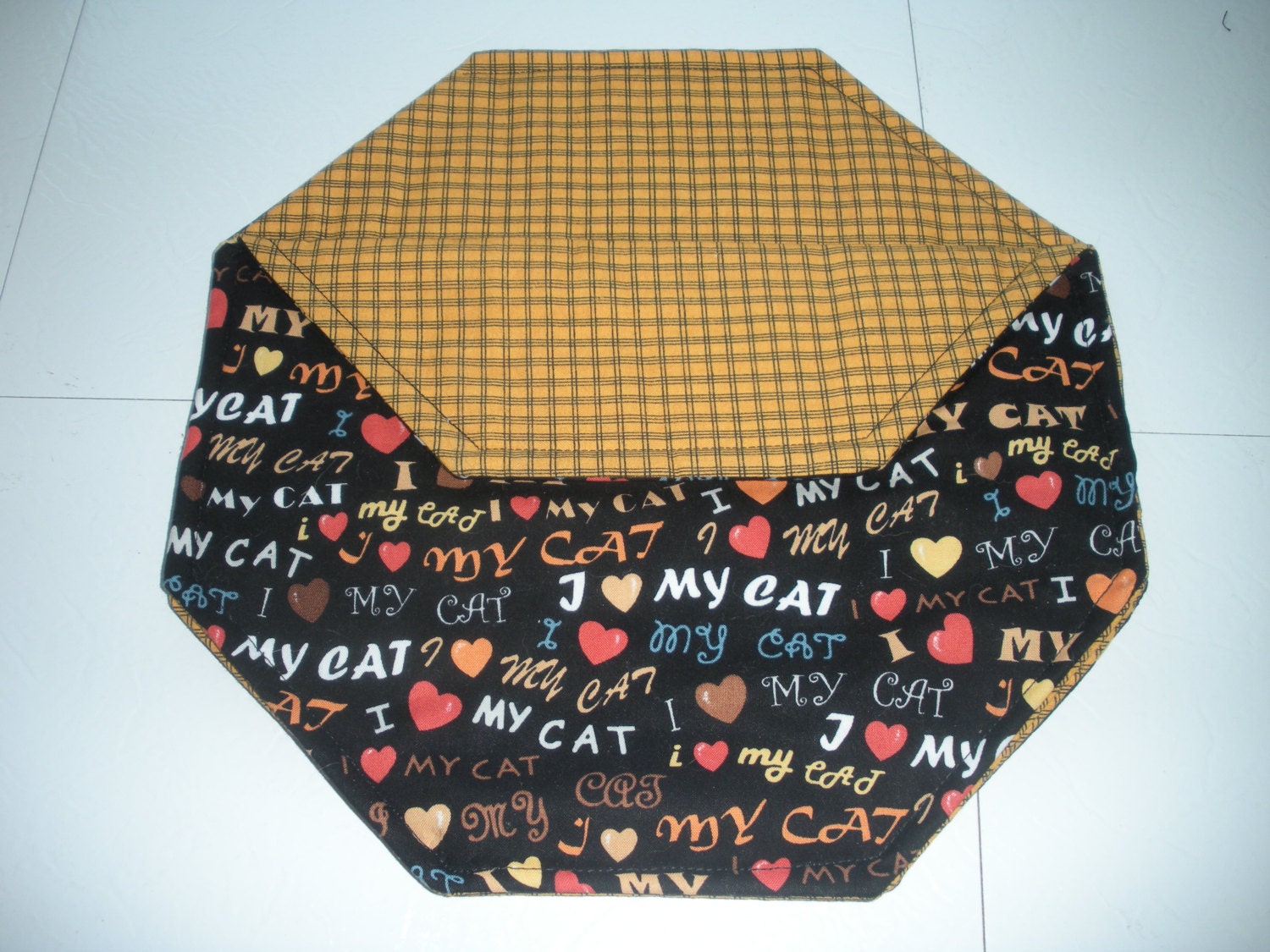 Microwave Potato Cozy (I love my cat)