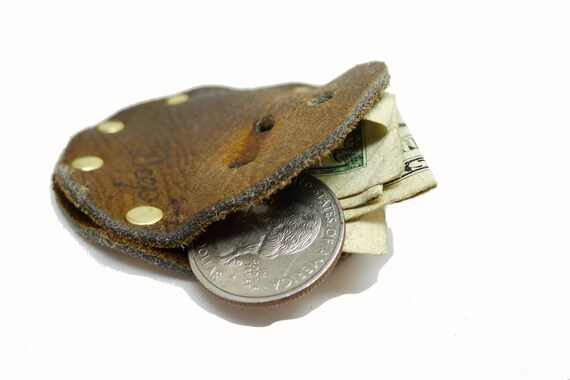 Vintage Baseball Glove Leather Coin Purse by ReMitt on Etsy