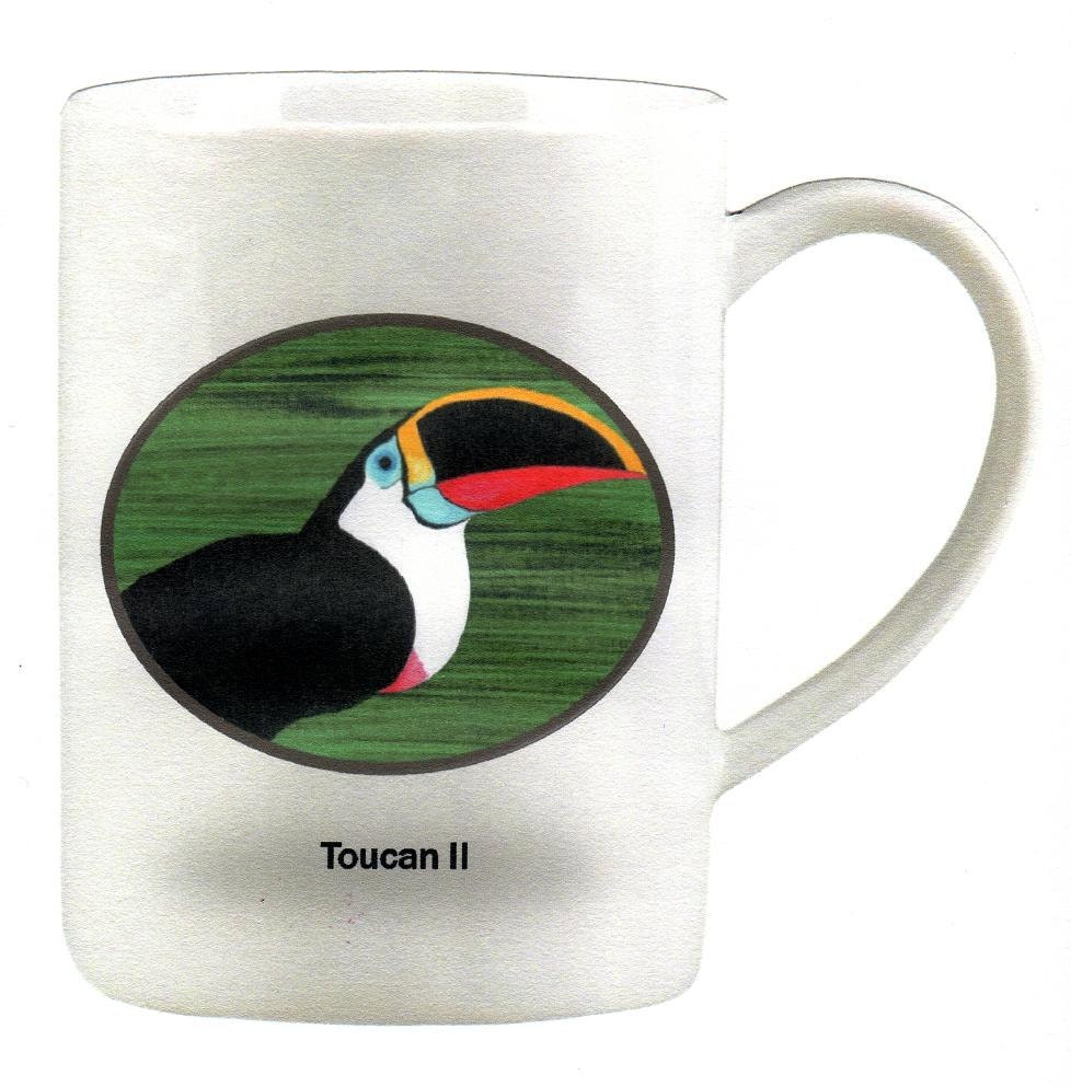 Original art coffee mug with beautiful original painting prominently featured
