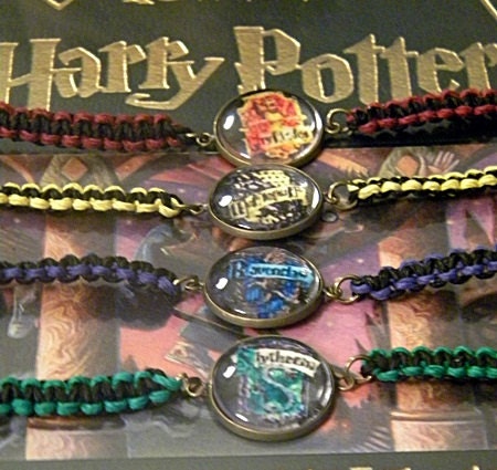 Harry Potter Hogwarts House Handmade Hemp Bracelets