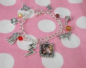 Harry potter charm bracelet Hogwarts Gryffindor order of the phoenix