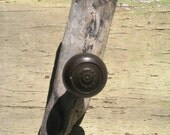 Driftwood Wall Hooks Decorative Wood Coat Rack Towel or Hat Rack Wall Mounted Mudroom Hooks Wall Storage Closet Organizer Rustic Door Knobs
