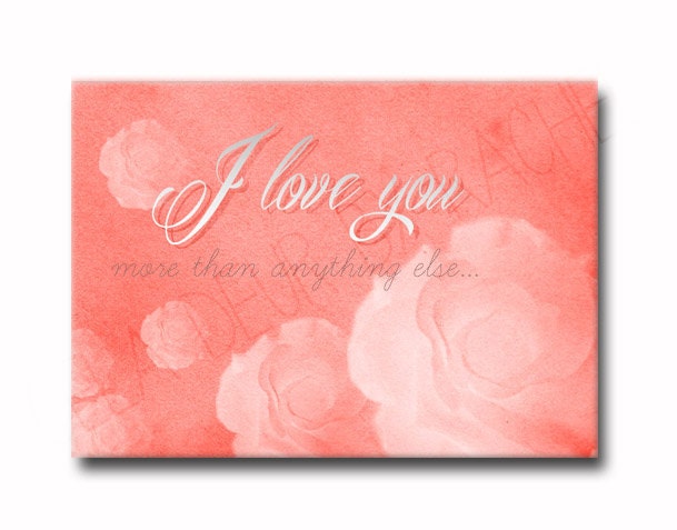 Valentine's Day Printable Card - I Love You, 5x7 Digital