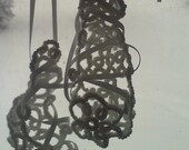Tatted Lace Christening Baby Booties