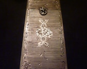Gorgeous 800 silver ladies cigarette case card case wallet coin purse.