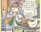 RARE: The Near-Sighted Monkey Pickle Lover