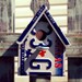 Upcycled Texas "Lone Star State" License Plate Birdhouse - The Bird Lover's Essential