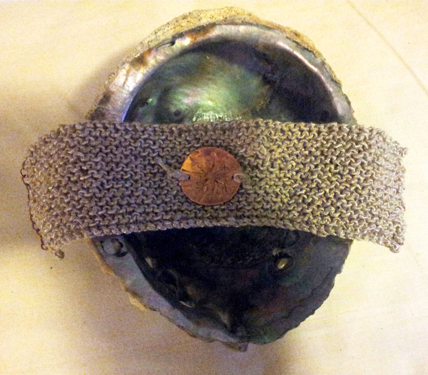 Hand Stamped Medallion Cuff
