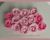 Roses edible fondant gumpaste Cake decorations