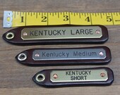 Leather Kentucky Key Tag w/nameplate