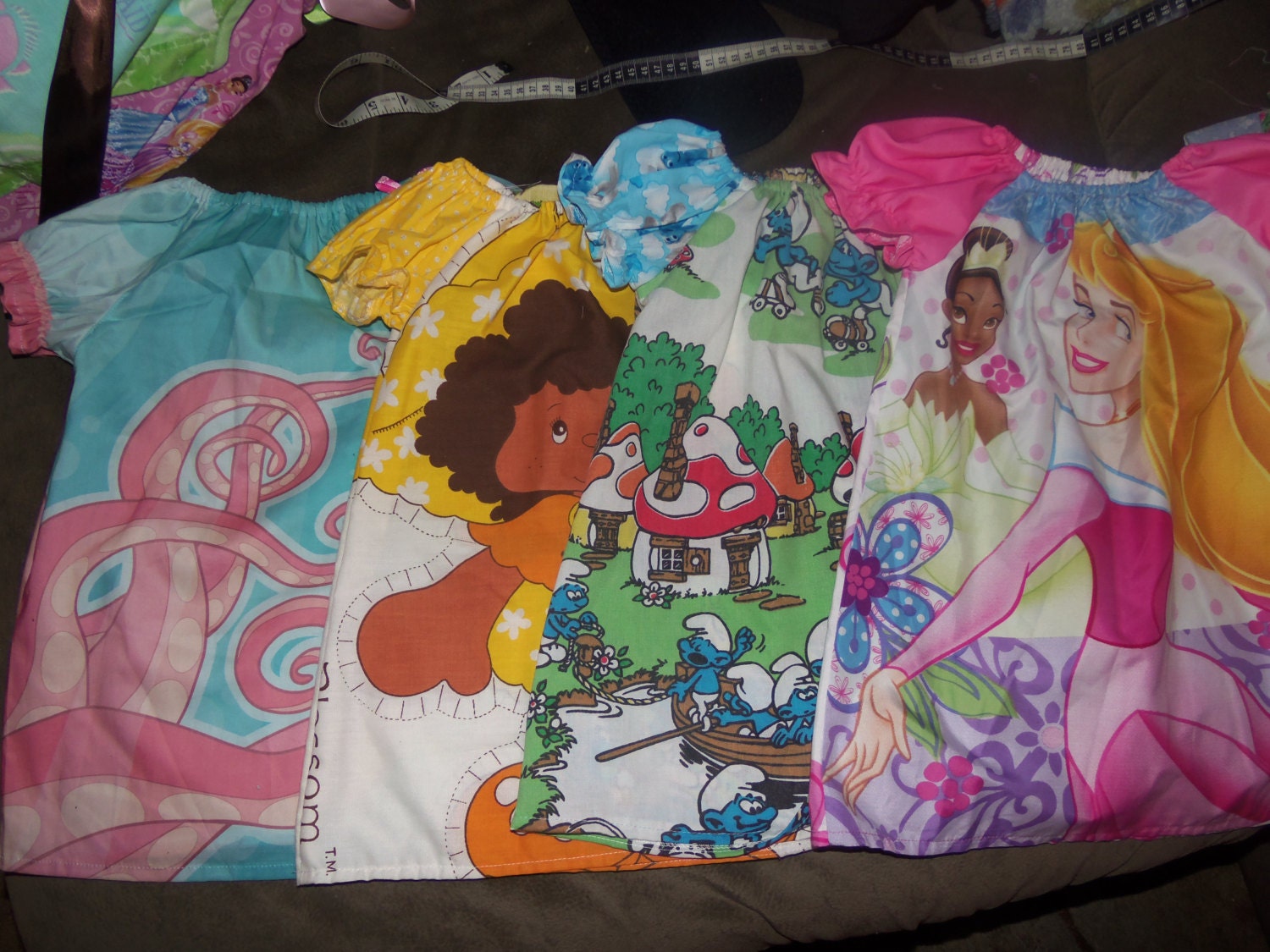 Big Summer Sale 4 dresses for ptice 1 dress Size 2/3t  20- 21  in Length   Ready to Ship