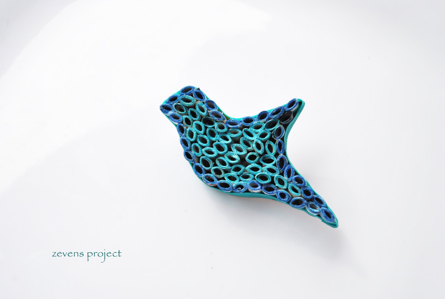Unique Pin - Brooch - Eco Friendly - Bird - Recycled