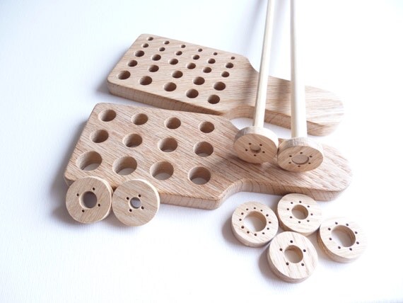 Solid Wood Viking Knit Draw Plate Kit Viking by KaterinaCollection