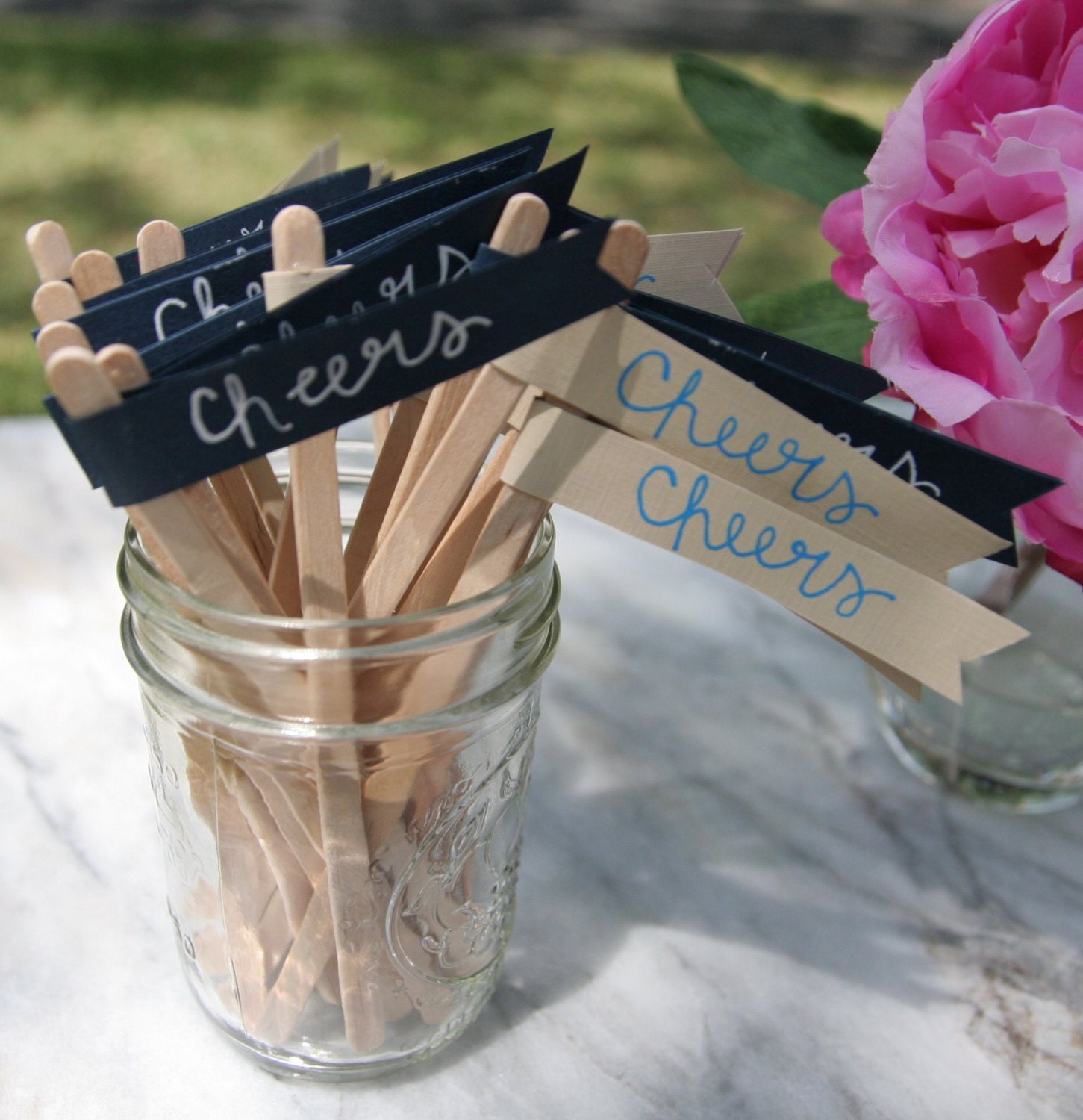 Drink Stirrers (Initials)