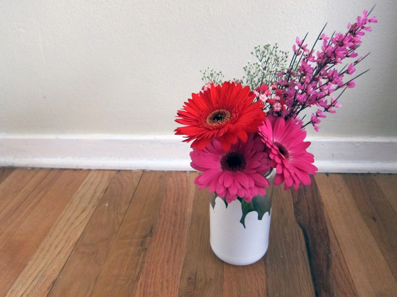 Hand painted jars