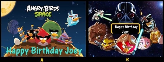 Angry Birds edible image cake topper Il_570xn