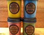 Crackling WOOD WICK 100% Soy Candle - Spring Collection- Mothers Day- Organic- Vegan- Eco-Friendly- Renewable and GMO Free