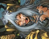 Witchblade - Black Hardcover Mini Notebook - Comic Book Art - Magic - Relic - Supernatural - Notepad - for Pocket or Purse