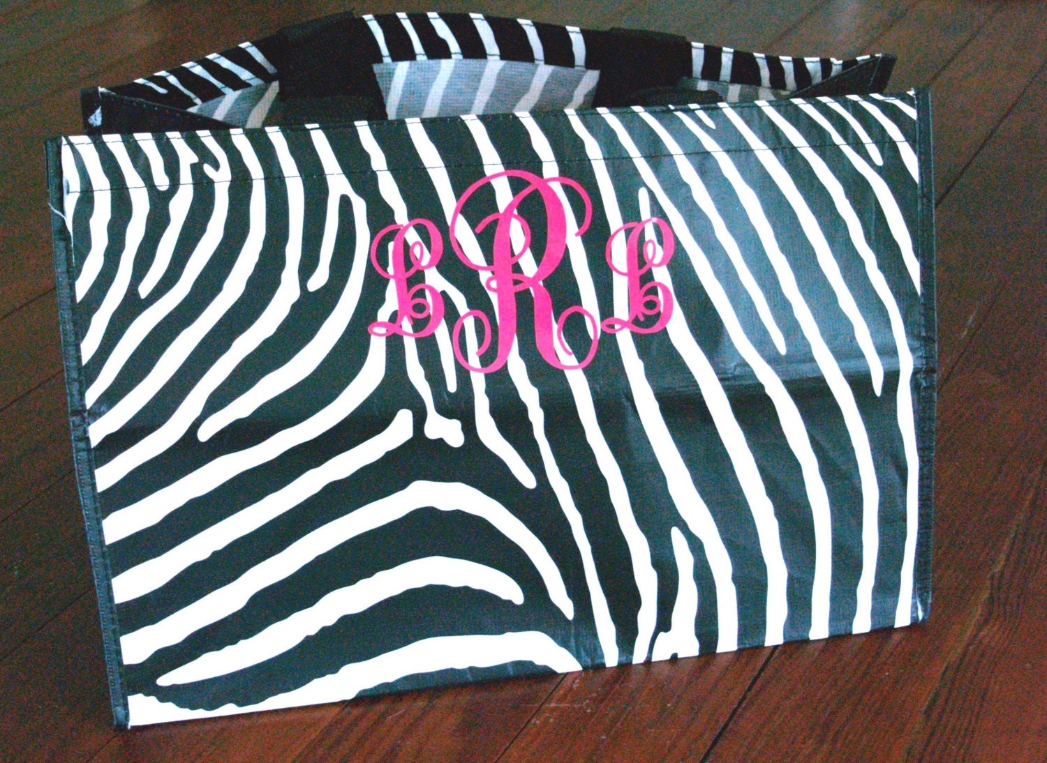 Personalized, Monogrammed, Initial Market Tote